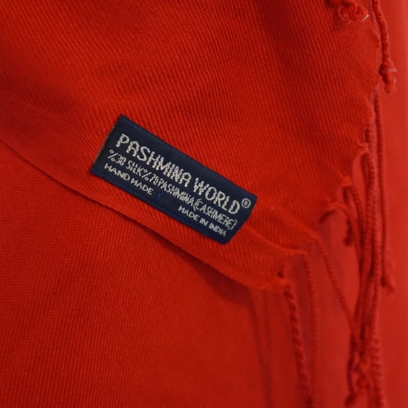 Silk Cashmere India Pashmina Shawl Scarf Stole Wrap - Picture 3 of 8